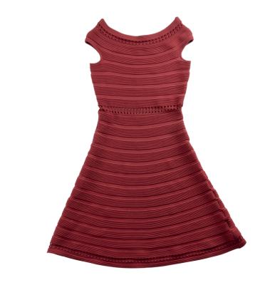 China Good Quality Anti-Static Casual Summer Low Price Sleeveless Dress Knitted Dresses for sale