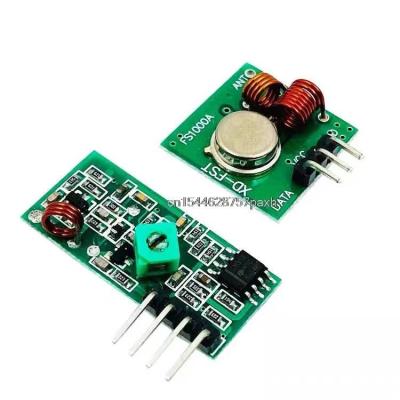 China 433Mhz RF Transmitter and Standard Receiver Module Link Kit for ARM/MCU WLAN DIY 315MHZ/433MHZ Radio for Arduino Diy Kit for sale