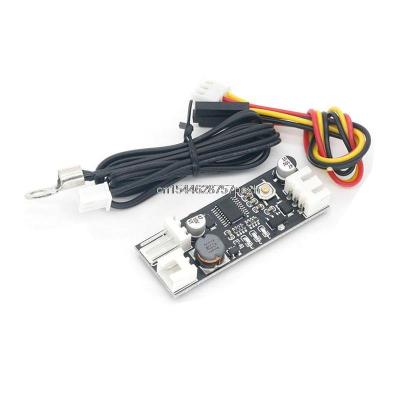 China 12V 0.8A Standard DC PWM 2 or 3 Wire Fan Temperature Control Speed ​​Controller Chassis Computer Noise Reduction Single Module NTC B50K 3950 for sale