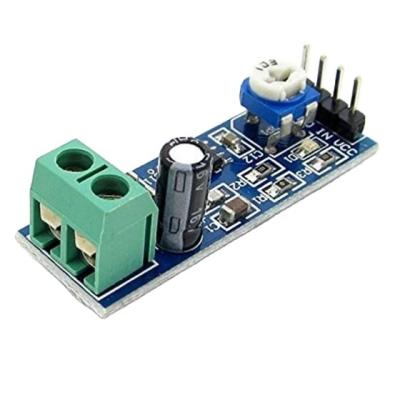 China Standard 200 Times Gain 5V-12V LM386 Audio Amplifier Module 10K Adjustable Resistor 200 Multiplier Speaker Wire Holder for sale