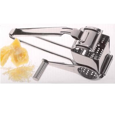 China Amazon Sustainable Hot Sale 18/8 Stainless Steel Food Grade Rotary Cheese Grater for sale