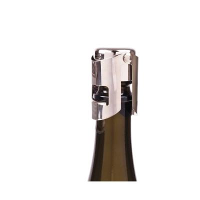 China Wholesales Good Quality Sustainable Barware Stainless Steel Champagne And Wine Bottle Stopper for sale