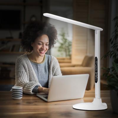 China Folding Led Working Reading Lamps Study Lights LCD Display Old Decorative Lamp Night Desk for sale