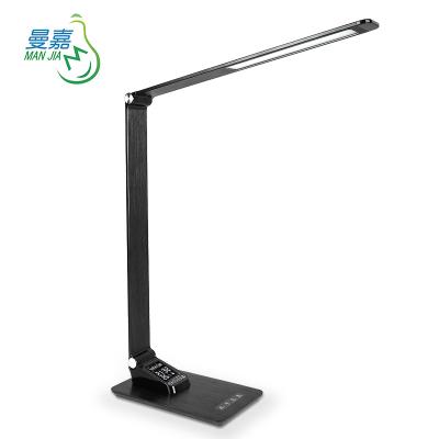 China 4mm Metal USB Desk Lamps Charger Ultra-Thin Ultrathin Magic Touch Sensor LCD 4mm Led Desk Lamp Reading Table Light for sale