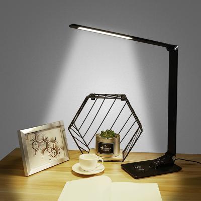 China Factory Contemporary Contemporary Household Table Lamp Wireless Charger Folding Led Desk Lamps Smart Home Lights for sale