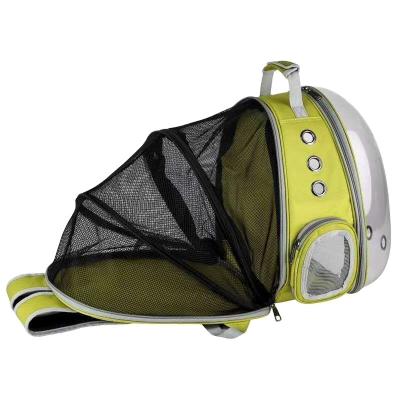 China Pet Collapsible Expandable Soft Side Safe Bag Travel Carrier Dog Back Extender Stored for sale