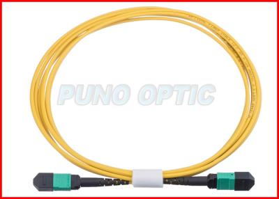 China 24 X Lanes LC Fiber Optic MPO Trunk Cable OS2 Single Mode Low Insertion for sale