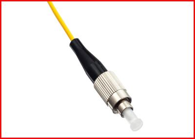 China Single Mode Fiber Optic Patch Cables FC To FC OS2 9/125um Yellow Jacket for sale