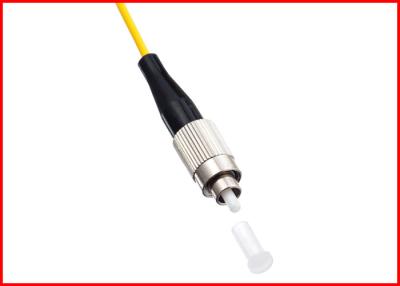 China FC to FC Fiber Optic Patch Cables Singlemode SM 9/125um Yellow Sheath for sale