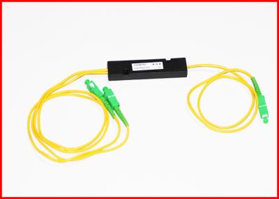 China 3.0mm Fiber Optic PLC Splitter 1x4 , Pigtailed ABS Splitter For PON Networks for sale