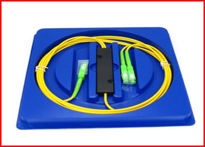 China ABS Module 1x16 Fiber Optic PLC Splitter Low PDL With SC APC Connector for sale