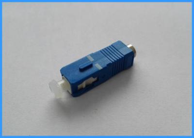 China FC / PC To FC / PC Fiber Optic Cable Connectors with Mating Sleeve Square Flange for sale