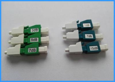 China 1~15dB FC / APC SM Fixed Fiber Optic Attenuator Fixed Male to Female Connect for sale