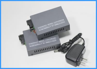 China 10 /100Mbps Fiber Media Converter Single Mode With 1310nm Dual Fiber Ports for sale