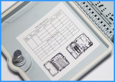 China 24 Cores SM FC APC ODF Fiber Optic Terminal Box PC Plastic Material for FTTH for sale