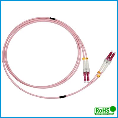 China OM2 50/125 Multimode Fiber Patch Cable / MTRJ Duplex Multimode Patch Cord for sale