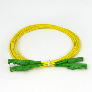 China Yellow Network Fiber Optic Patch Cord , PVC Duplex Fiber Patch Cord for sale