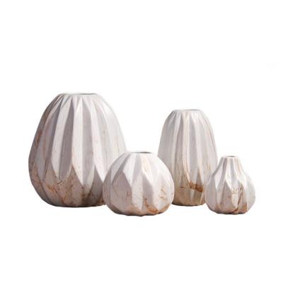 China White Glazed Ceramic Vases Manufacturer Latest Long Handmade Ceramic White Ceramic Vases Vase for sale