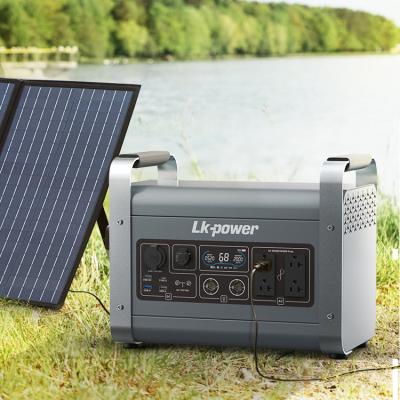 China 2022 Newest Version 1000W 2000W 3000W Home Appliances Cigar Lighter Portable Solar Generator Power Station for sale