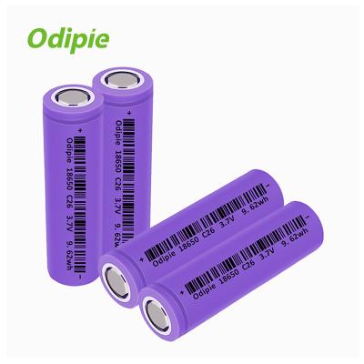 China Consumer Electronics High Capacity Lithium Ion 18650 3.7V 2600mAh Li-ion Rechargeable Battery 9.62Wh for sale