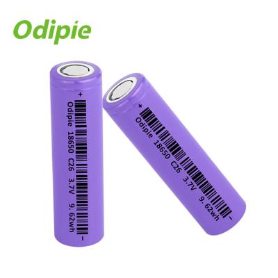 China Wholesale Consumer Electronics Factory Price 3.7v 2600mAh Lithium Ion Rechargeable 18650 Battery Cells for sale