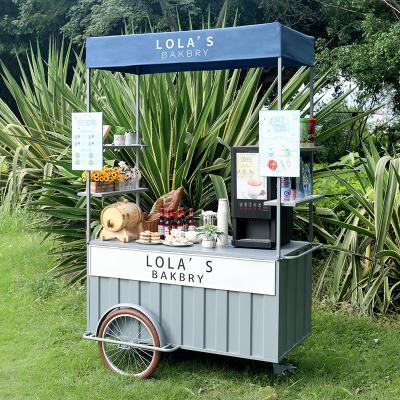 China Electric Tricycle Snack Fast Mobile Food Cart with Multifunctional Functionality for sale