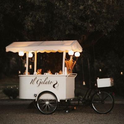 Cina Trasporto marittimo Dimensioni personalizzate per carrelli da strada Carro da cibo Bicicleta da caffè in vendita