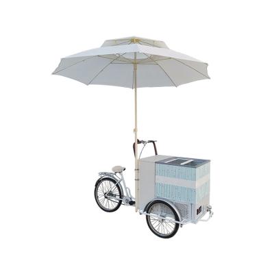 China Maßgeschneiderte GLORY Dreiräder Dreirad Outdoor Food Bike Verkaufswagen zum Verkauf von Fast Food zu verkaufen