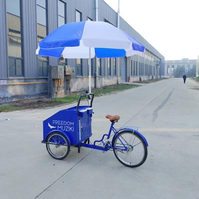 China 70kg Load Capacity Electric Pedal Three-Wheeled Bicycle Cart with Customized Service for sale