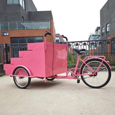 China Mobile Juice Vending Three Wheel Tricycle Food Cart for Coffee and Pizza Delivery for sale