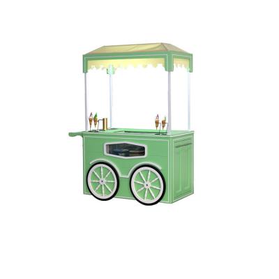 China Hot Sale Cheap Gelato Ice Cream Display Freezer Italian Ice Cream Cart for sale