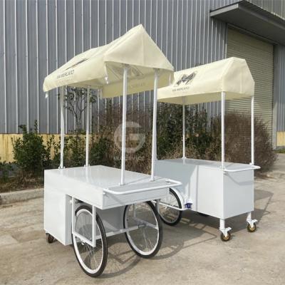 China Dekoratives modernes Design Star Hotel Display Bike Restaurant Eiscreme Fahrradwagen zu verkaufen