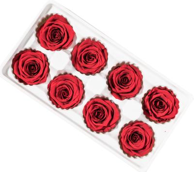 China Natural Touch High Quality Low Price Preserved Roses Flower Christmas Valentine Custom Western Gifts Wedding Rose Preserved In Acrylic Box for sale