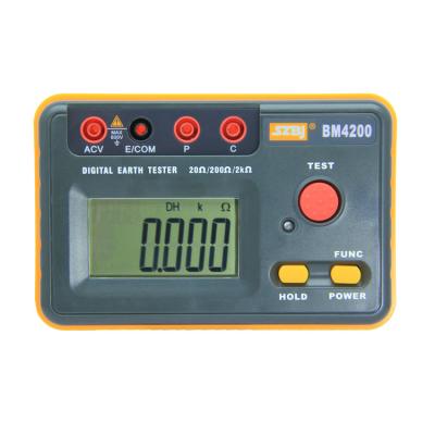 China Portable Insulation Resistance+Measure BM4200 Voltage Insulation Resistance Tester Meter Megger Ground Resistance Voltage Tester Megohmmeter Ground Voltmeter for sale