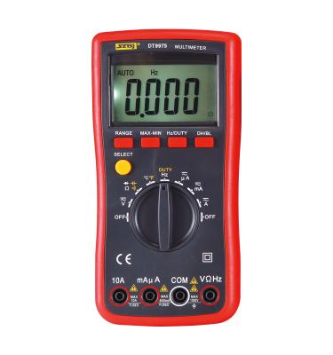 China High Accuracy DT9975 Digital Multimeter Anti-burning True Auto Range DC AC Voltage Meter Current RMS Voltmeter Ammeter DT9975 for sale