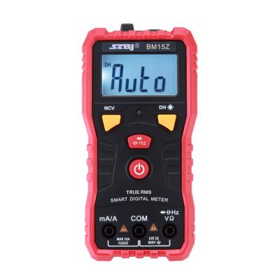 China BM15Z NCV Smart Multimeter 6000 Counts Auto Digital AC DC Voltage Meter Instant Light Back Light Large Screen BM15Z for sale