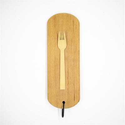 China Factory price viable hot sale wooden fruit fork fruit fork with base for sale