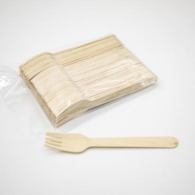 China Viable Wooden Spoon Fork Wholesale Price Wooden Cocktail Fork for sale