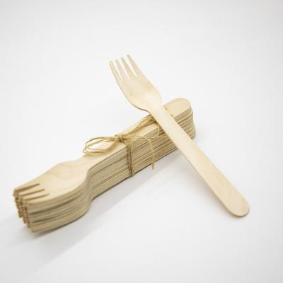 China Sustainable Quality And Quantity Assured Small Wooden Forks Fruit Wood Fork for sale