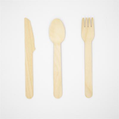 China Latest Sustainable Technology Wooden Fork Spoon Fork Wood Knife for sale