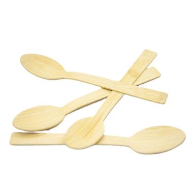 China Modern Design Sustainable Fruit Spoon Fruit Fork And Tea Wooden Spoon for sale