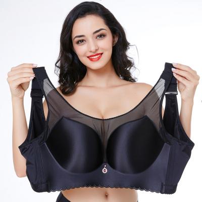 China Traceless QUICK DRY big millimeter breast brush put on your chest and increase your cup bra full cup weight big ultra-thin anti-droop big cup bra for sale