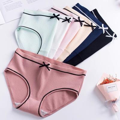 China High Quality Cotton Breathable Women's New Viable Matching Single Brief Simple And Soft for sale