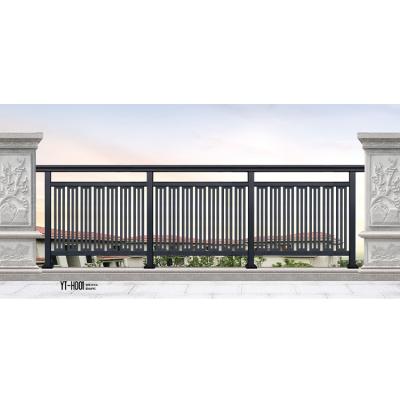 China Hot Sale Easily Assembled Villa Garden Plastic Wood Veranda Composite Fence Fence Barrier for sale