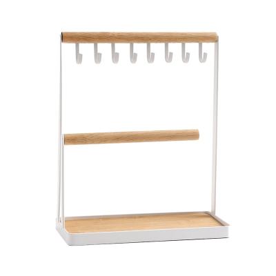 China CLASSIC Japanese Desktop Storage Holder Cosmetics Display Holder Hook Jewelry Finishing Rack for sale