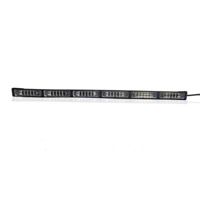 China Aluminum & PC Interior Starway & Traffic 6 3W Exterior Head Linear Warning LED Light Bar for sale