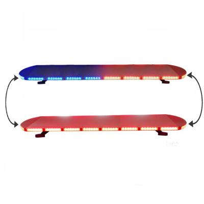 China Starway 12V 48 Inch Low Profile Emergency Light 3W Chameleon Flashing Dual Color Warning LED Light Bar All Models for sale