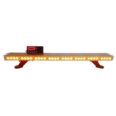 China Aluminum And PC Starway Super Slim 4 TIR LED Amber Turn Signal Warning Light Bar Led Light Police In Car Amber Warning Light for sale