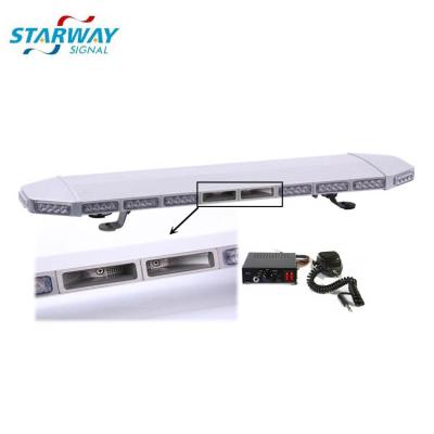 China Aluminum and PC Starway 12V Police Truck Ambulance Light Emergency Light Housing Warning Led Police 3w 47 Inch Led Warning Light Bar for sale