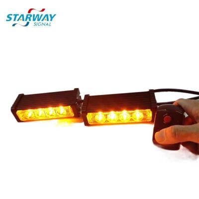 China All Cars 12V CE Warning Surface Mount Grill 6 LED Light Grill Warning Light for sale